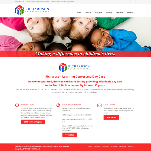 Richardson Learning Center Website